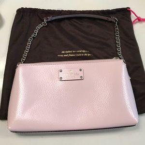 Kate spade NWOT light pink 100% cow leather bag